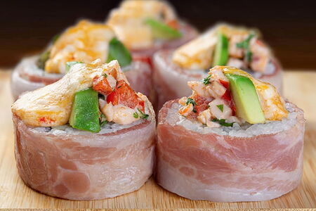 Запеченный пряный бекон