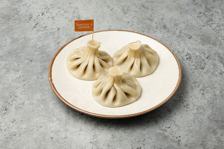 Хинкали с телятиной и свининой классические