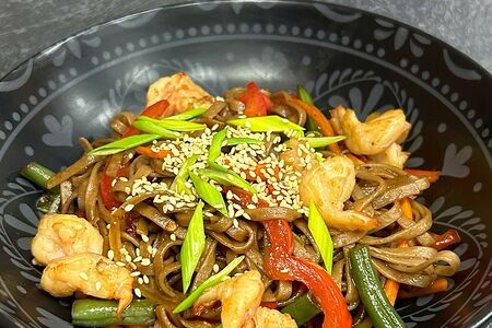 Соба с креветкой