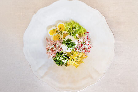 Окрошка на кефире