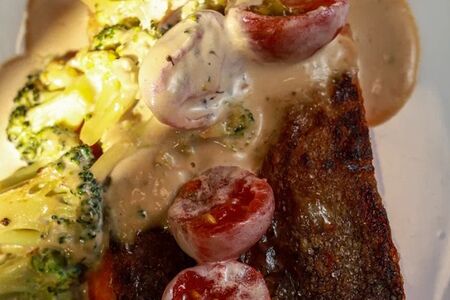 Стейк из лосося 