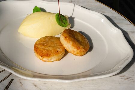 Куриные котлеты с пюре