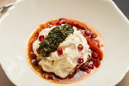 Печеный перец со страчателлой