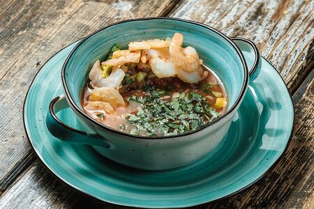 Гаспачуэло с креветками