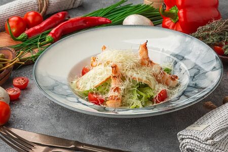Цезарь с креветками
