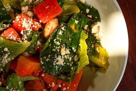 С креветкой и осетинскими сыром