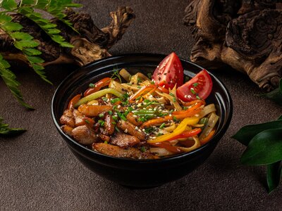 Удон с курочкой 