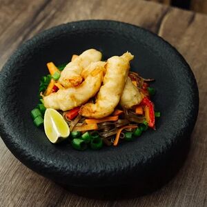 Лапша с креветкой