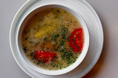 Уха с лососем и судаком