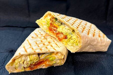 Шаурма Цезарь с креветкой