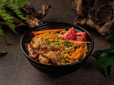 Рамен с курочкой 