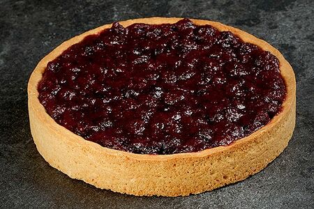 Творожный пирог с черникой