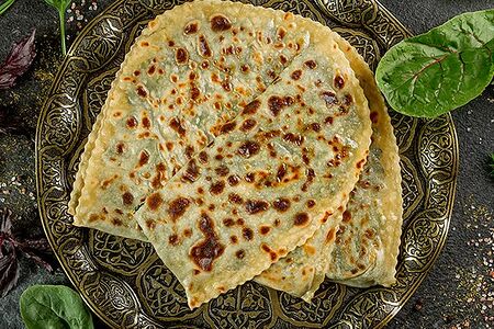 Кутаб с зеленью