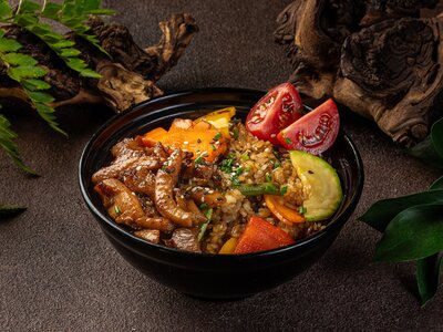 Тяхан с курочкой 