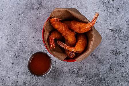 Креветки темпура