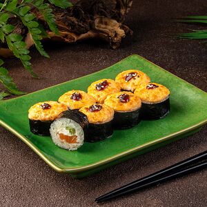 Запеченный лосось