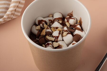 Рисовая каша Чоко-пай с зефиром и шоколадом