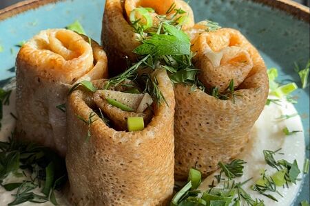 Блинчики с мясом