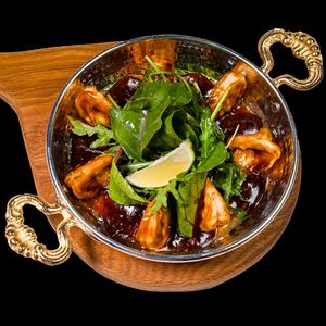 Креветки тигровые гриль в соусе терияки