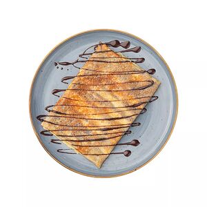 Блин с бананом в шоколаде