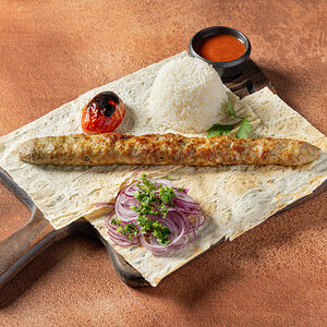 Адана-кебаб на мангале