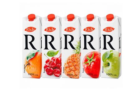 Сок в ассортименте 1 л