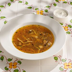 Грибной суп со сметаной