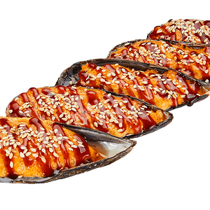 Мидии под острым соусом