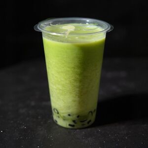 Зеленая матча с тапиокой 