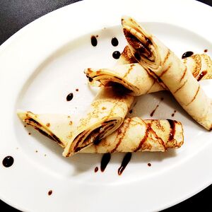 Блинчики с вареной сгущенкой