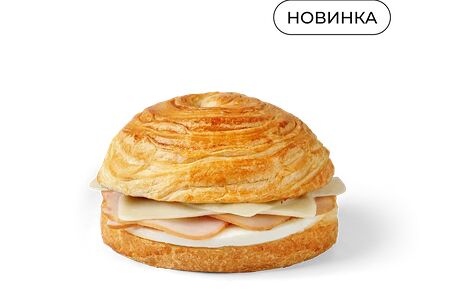 Круассан-ролл с омлетом