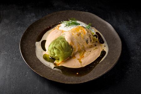 Голубец с раковыми шейками