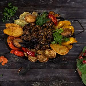 Садж по традиционным азербайджанским рецептам