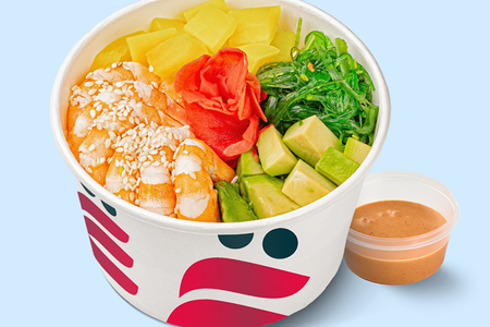 Поке с креветками