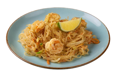 Вок с креветкой