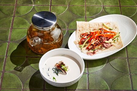 Обед из 2-х блюд (Салат, Горячее)