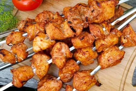 Шашлык из куриной грудки