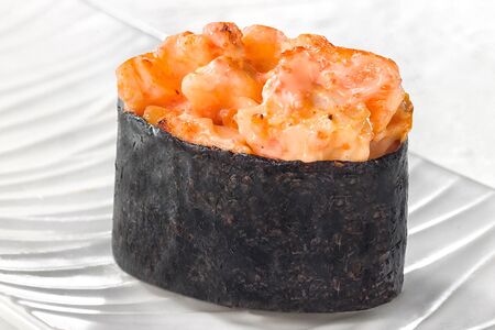 Гункан креветка хот