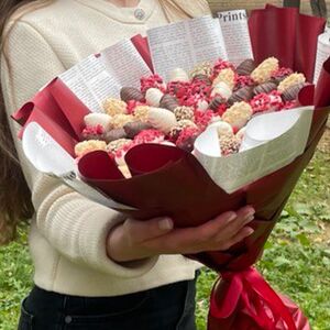 Букет из клубники в шоколаде Мелодия Любви