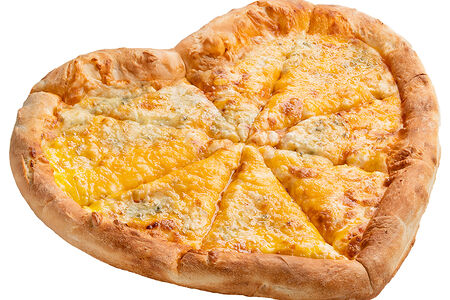 Пицца-сердце Четыре Сыра