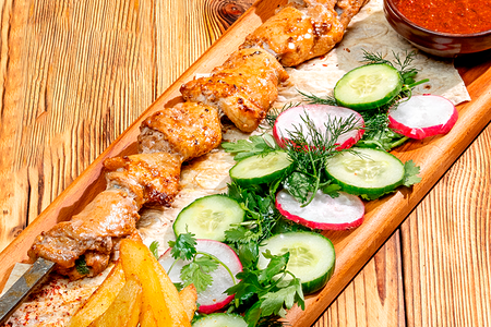 Шашлык из цыпленка