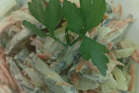 Салат из сердца