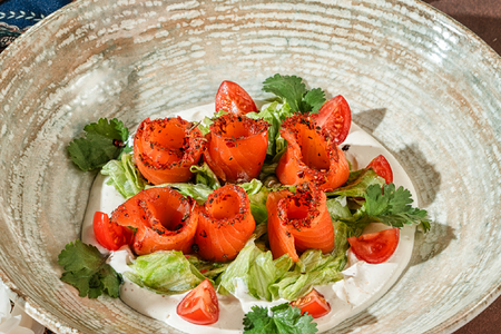 Салат с кижучем