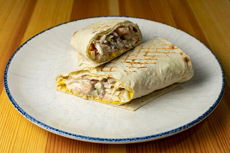 Шаурма с креветками