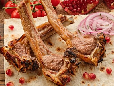 Шашлык из бараньей корейки