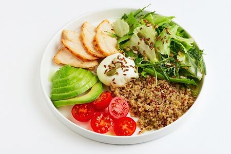 Завтрак с курицей 