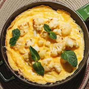 Ձվով տապակած ծաղկակաղամբ