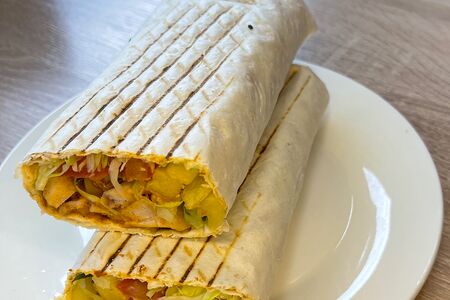 Шаурма с наггетсами 