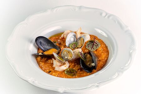 Ризотто с морепродуктами