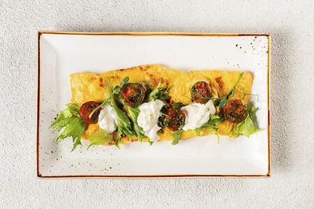 Омлет со страчателлой  